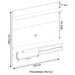 Painel para TV Até 55 Polegadas 1 Porta Eagle Off White/Freijó - Pnr Móveis