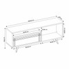 Rack para TV Até 60 Polegadas 1 Porta Tasu Freijó Trend/Preto Tx - Pnr Móveis