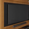 Estante para TV Até 65 Polegadas 2 Portas Ripado Havana Freijó Trend/Preto Tx - Pnr Móveis