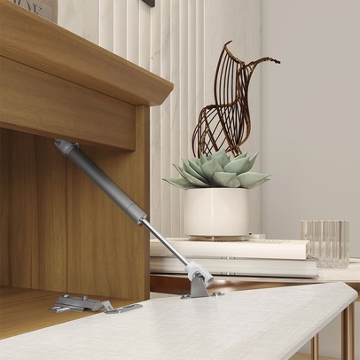 Painel para TV Até 65 Polegadas 1 Porta Ripado com Led Frade Off White Tx/Freijo Trend - Pnr Móveis