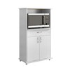 Balcão de Cozinha 2 Portas 1 Gaveta Fiori Branco New - Pnr Móveis