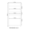 Balcão de Cozinha 2 Portas 1 Gaveta Fiori Branco New - Pnr Móveis