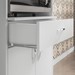 Balcão de Cozinha 2 Portas 1 Gaveta Fiori Branco New - Pnr Móveis