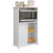 Balcão de Cozinha Siena 1 Porta Branco New - Pnr Móveis