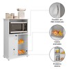 Balcão de Cozinha Siena 1 Porta Branco New - Pnr Móveis