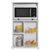 Balcão de Cozinha Siena 1 Porta Branco New - Pnr Móveis