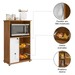 Balcão de Cozinha Siena 1 Porta Freijó Trend/Branco New - Pnr Móveis