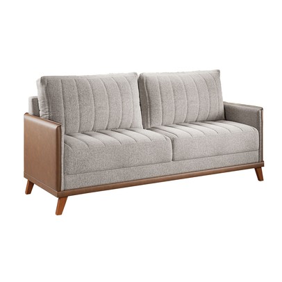 Sofá 4 Lugares Living Distreto Kaki/Durango - Vian