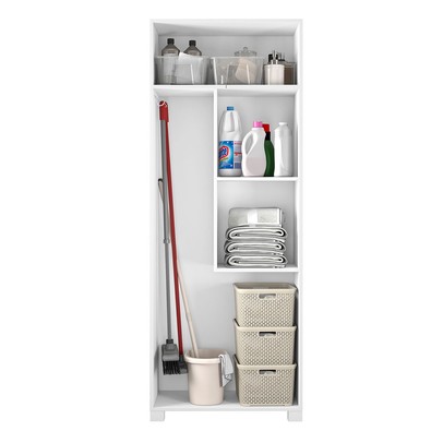 Armário Multiuso Martino 2 Portas Branco - Pnr Móveis