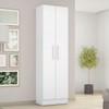 Armário Multiuso Jersey 2 Portas Branco New - Pnr Móveis