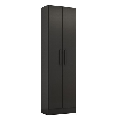 Armário Multiuso Jersey 2 Portas Preto Tx - Pnr Móveis