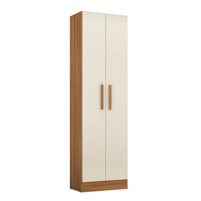 Armário Multiuso Jersey 2 Portas Freijó Trend/Off White Tx - Pnr Móveis