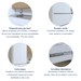 Cozinha Completa Nuestra Cosas 7 Portas 6 Gavetas Ripado 100% Mdf Branco/Nature - Panorama Móveis