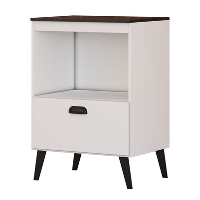 Armário de Cozinha para Cooktop Jade 60 Cm 1 Porta Basculante Branco - Panorama Móveis