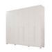 Guarda-Roupa Casal Bahrein 7 Portas 6 Gavetas Branco - Pnr Móveis