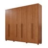 Guarda-Roupa Casal Bahrein 7 Portas 6 Gavetas Cinamomo - Pnr Móveis