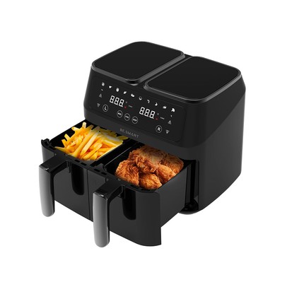 Fritadeira Elétrica Dual Zone 8 Litros 2800w 220v Preto - Be Smart