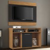 Rack com Painel para TV Até 43 Polegadas Show Preto/Freijó Trend - Pnr Móveis