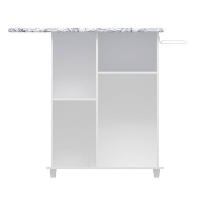 Tábua de Passar Roupa 1 Porta Omega Branco New - Pnr Móveis
