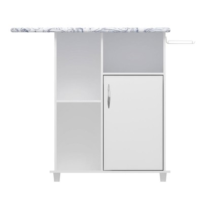 Tábua de Passar Roupa 1 Porta Omega Branco New - Pnr Móveis