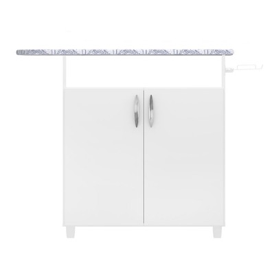 Tábua de Passar Roupa 2 Portas Rouge Branco New - Pnr Móveis