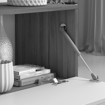 Painel para TV Até 60 Polegadas com Led Sparta 1 Porta Off White/Freijó Trend - Pnr Móveis