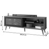 Rack para TV Até 60 Polegadas Argos 1 Porta Freijó Trend/Preto - Pnr Móveis