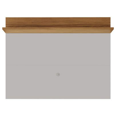 Painel para TV Até 50 Polegadas Lapa 1 Prateleira Off White/Freijó Trend - Pnr Móveis