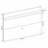 Painel para TV Até 70 Polegadas Garden 1 Prateleira Off White/Freijó Trend - Pnr Móveis