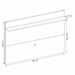 Painel para TV Até 70 Polegadas Garden 1 Prateleira Off White/Freijó Trend - Pnr Móveis