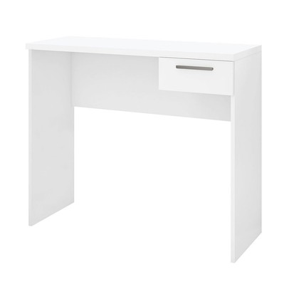 Mesa Escrivaninha 1 Gaveta Tânger Branco - Pnr Móveis