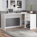 Mesa para Escritório 2 Gavetas Golfo Branco - Pnr Móveis