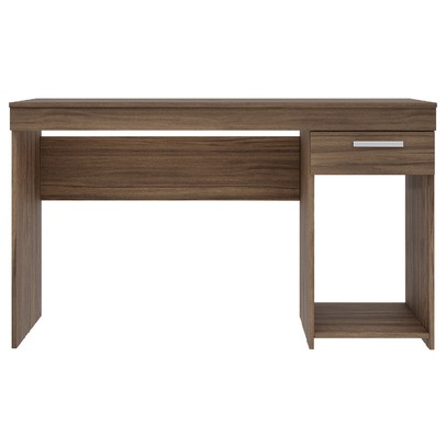 Mesa para Computador Bay 1 Gaveta Nogal - Pnr Móveis