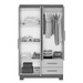Guarda-Roupa Solteiro 4 Portas 2 Gavetas Essen Branco - Pnr Móveis