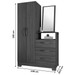 Cômoda Italy 2 Portas 3 Gavetas Branco New/Rosa - Pnr Móveis