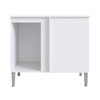 Balcão de Cozinha Athena 1 Porta Branco - Irm Móveis