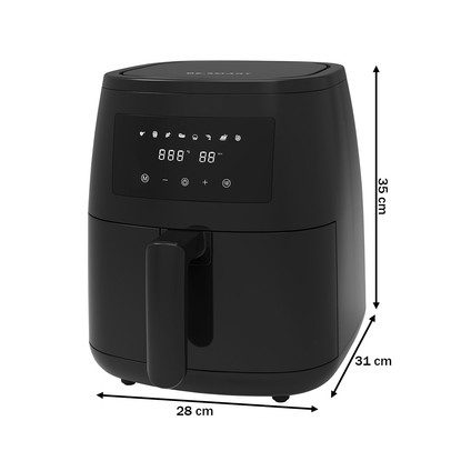 Fritadeira Elétrica 5 Litros 1700w 127v Preto - Be Smart