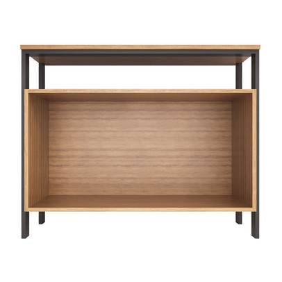 Armário para Escritório 3010 2 Portas Montana/Preto - Quiditá Móveis