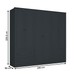 Guarda-Roupa Casal Fort 6 Portas 4 Gavetas 100% Mdf Grafite - Manbel