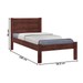 Cama Solteiro Prisma Cappuccino - J&a Móveis
