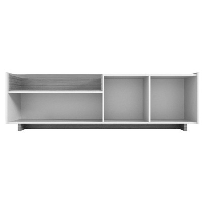 Rack para TV Até 55 Polegadas 2095 4 Portas com Vidro Fume Clássico/Montana - Quiditá Móveis