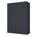 Guarda-Roupa Casal Fort 4 Portas 2 Gavetas 100% Mdf Grafite - Manbel