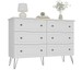 Cômoda Fort 6 Gavetas 100% Mdf Branco - Manbel