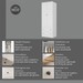 Guarda-Roupa Infantil Girassol 2 Portas 2 Gavetas 100% Mdf Branco - Manbel