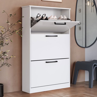 Sapateira Melissa 3 Portas Branco - Irm Móveis