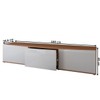 Rack para TV Até 60 Polegadas Soul 1,80 2 Portas 1 Gaveta Off White/Cedro - Panorama Móveis