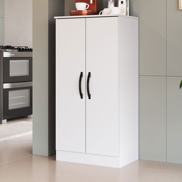 Armário Multiuso Turim 2 Portas Branca - Irm Móveis