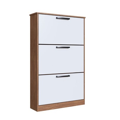 Sapateira Melissa 3 Portas Freijo/Branca - Irm Móveis