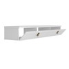 Rack para TV Até 55 Polegadas Line 2 Portas Branco - Olivar Móveis