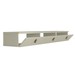 Rack para TV Até 65 Polegadas Suspenso Line 3 Portas Off White - Olivar Móveis